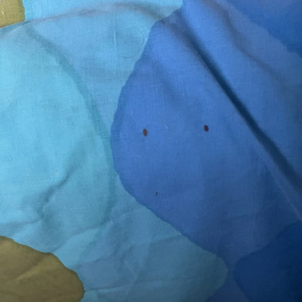 VTG Cannon Royal Family King Sheet Set Wavy Gravy Mod Blue Purple Psychedelic
